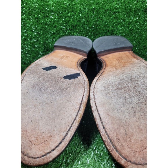 Men's Two-Tone Leather Dress Shoes - Picture 11 of 14